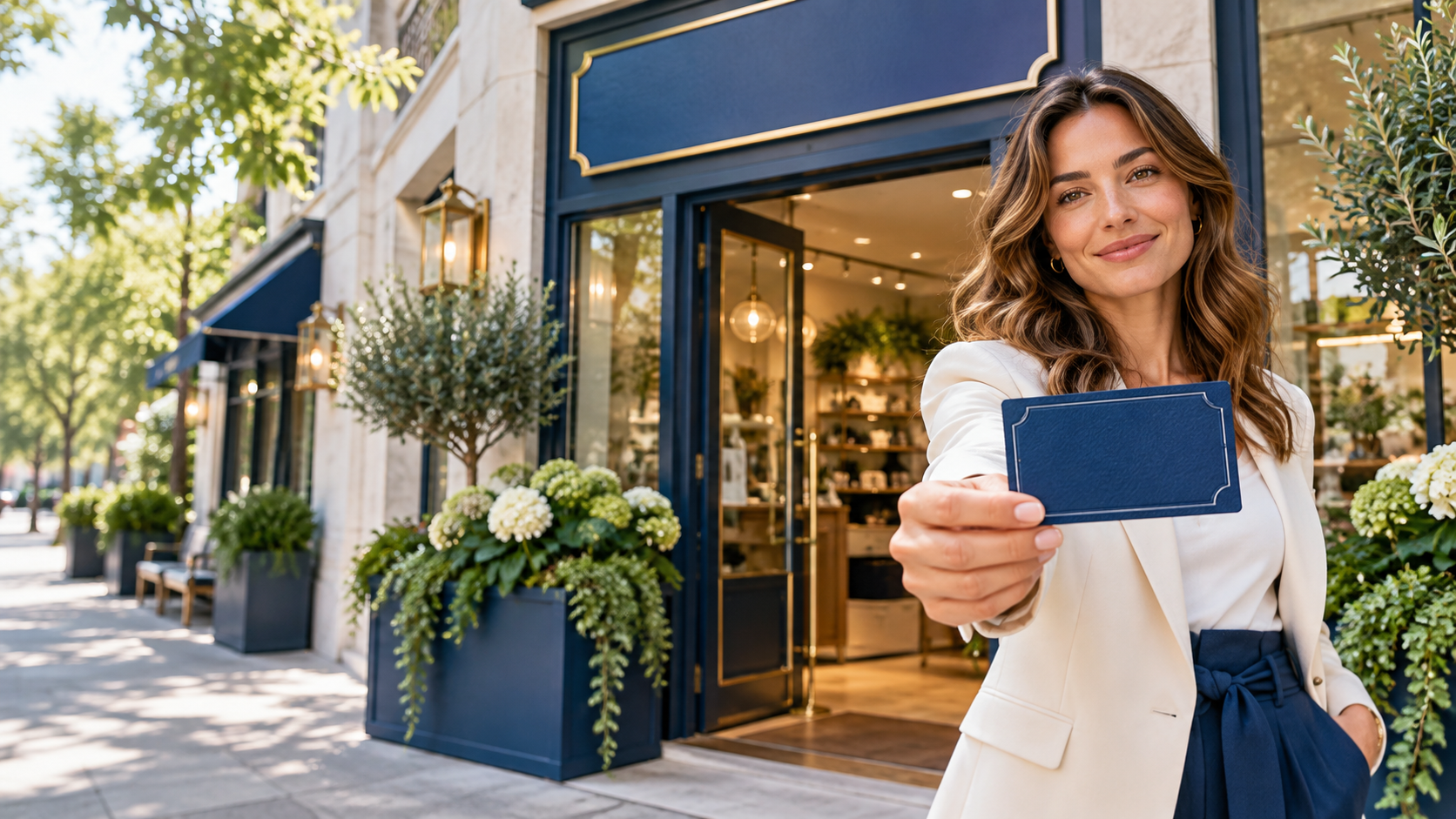 Campaign scene of a branded web address on a phone